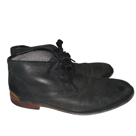 Sebago Mens Halyard Chukka Boots Size 11.5 Black Nubuck Leather main image 5